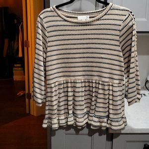 Anthropology | Peplum Top